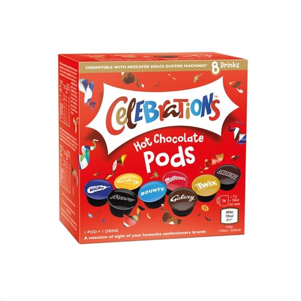 Celebrations Hot chocolate pods 122 gr x 5 st