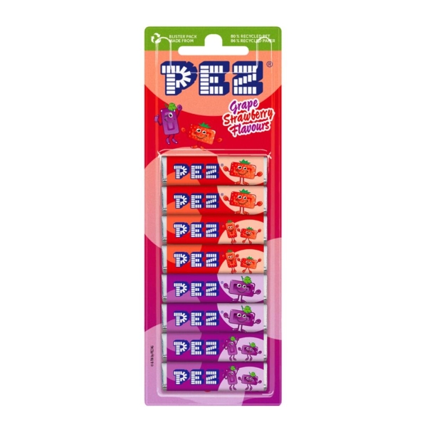 Pez Refill Grape Strawberry