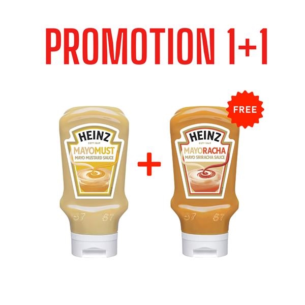 Colis Sauces Heinz 1 + 1 gratuit