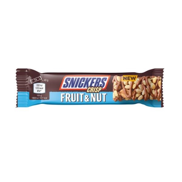 Snickers Fruit & Nut 40 gr x 18 pc