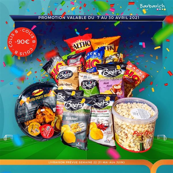 Acheter Euro 2021 Promotion Package B Barbarich Confiserie Belgique