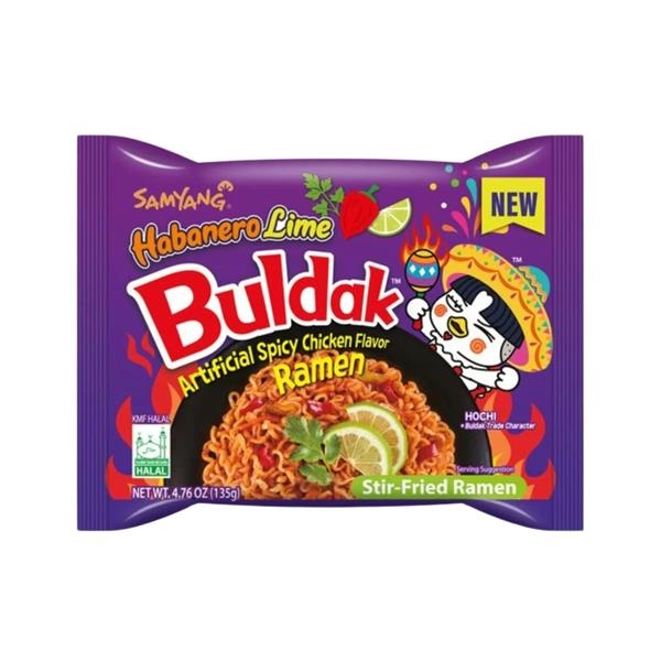 Samyang Buldak noodle Habanero Lime 135g x 5pc