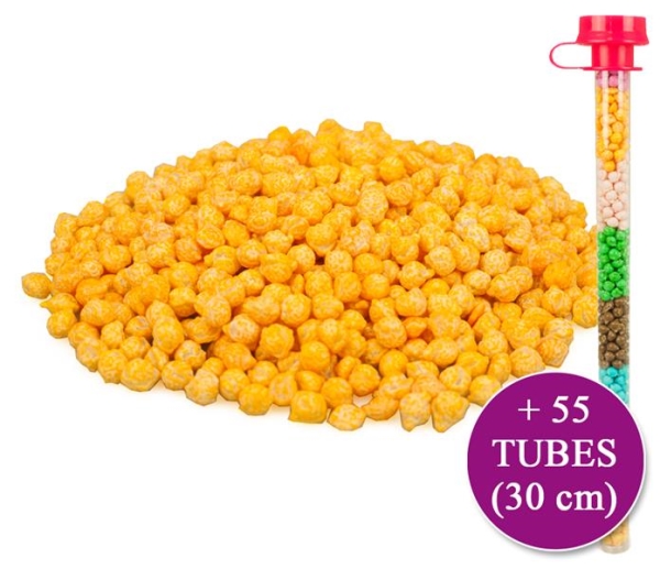 Recharges Rocks tutti frutti (jaune) vrac (2x1.75kg) + 55 tubes