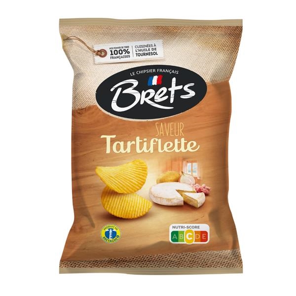 Chips Brets saveur tartiflette 125 gr x 10 pc