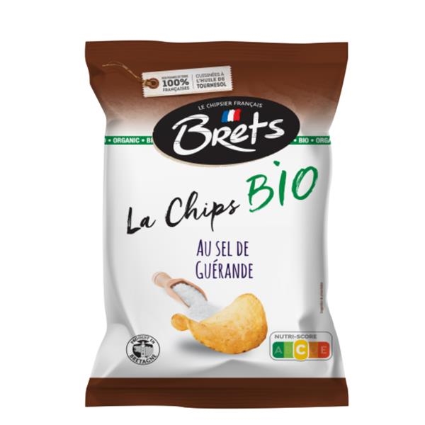 
Bret's organic crisps with Guérande salt 100 gr x 10 pc