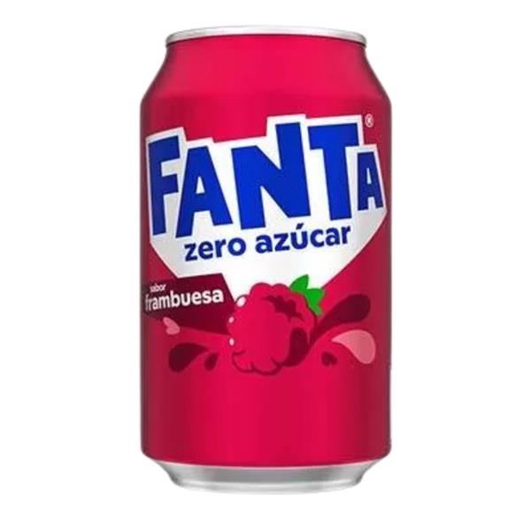 Fanta Raspberry zero 330 ml x 24 pc