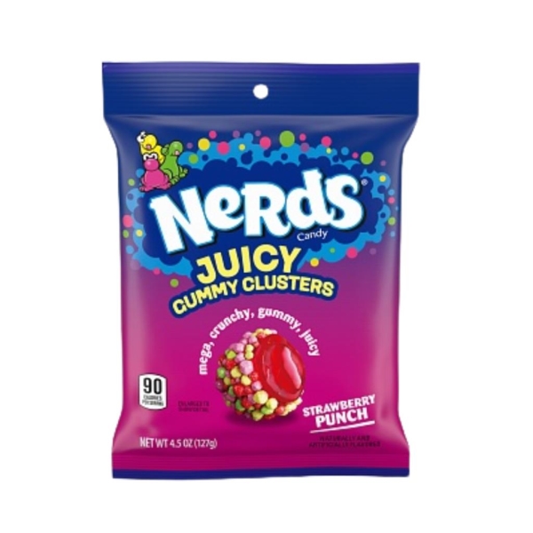 Nerds Juicy Gummy Clusters Strawberry Punch