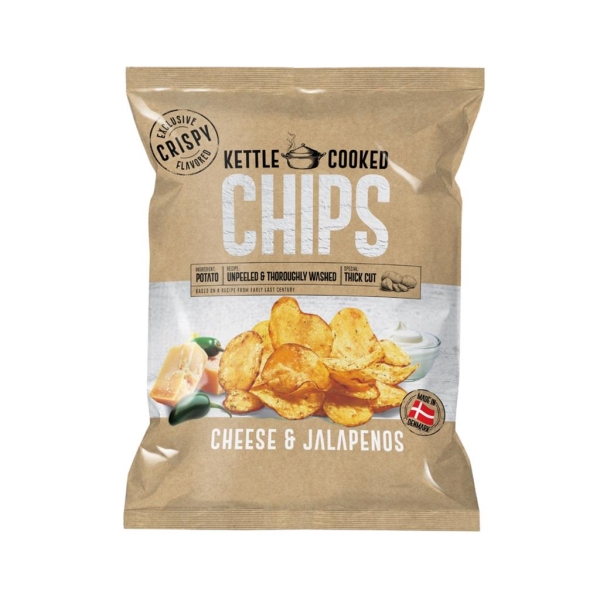 Kettle Cooked Chips Cheese &  Jalapeños
