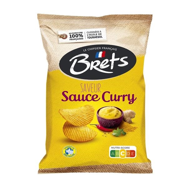 Chips Brets sauce curry 125 gr x 10 pc