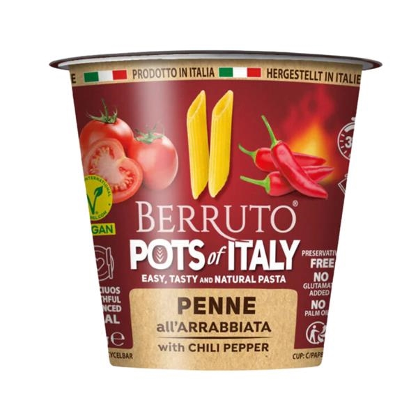 Pasta Berruto - Penna Arrabbiata 70 gr x 8 pc