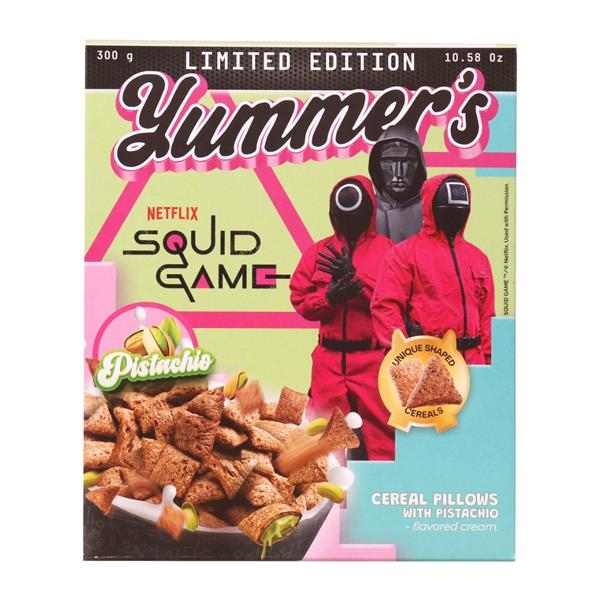 Squid Game Yummers pistachio cereal 300 gr x 12 st