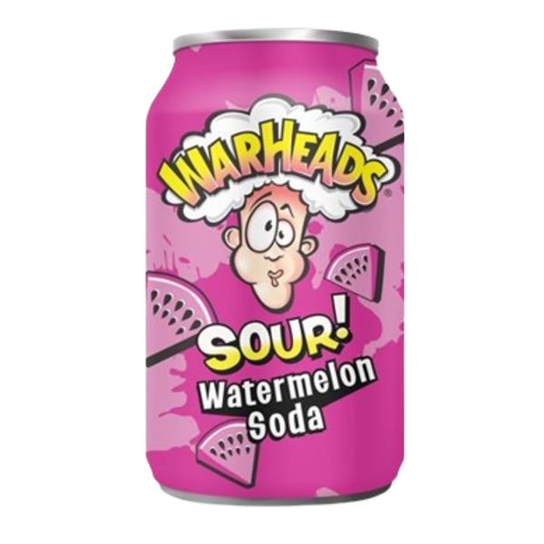 Warheads watermelon sour soda 330 ml x 12 pc