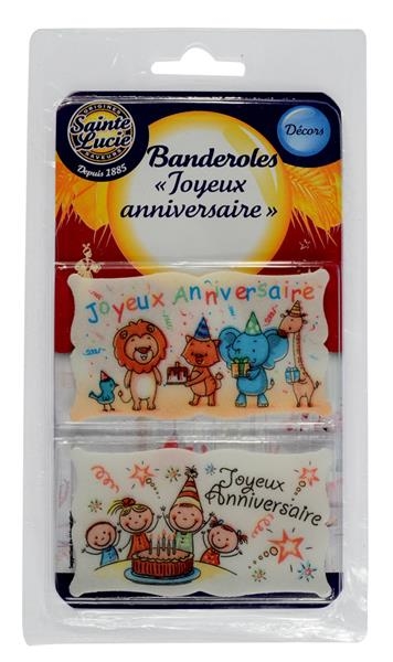 Acheter Banderoles Anniversaire Sainte Lucie Barbarich Confiserie Belgique