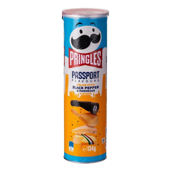 Pringles Passport Black Pepper & Parmesan 110 gr x 20 pc