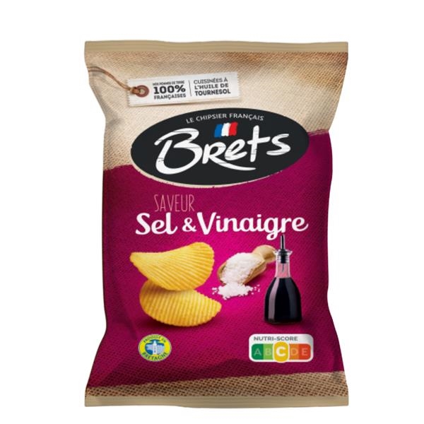 
Bret' crisps with salt and vinegar flavor 125 gr x 10 pc