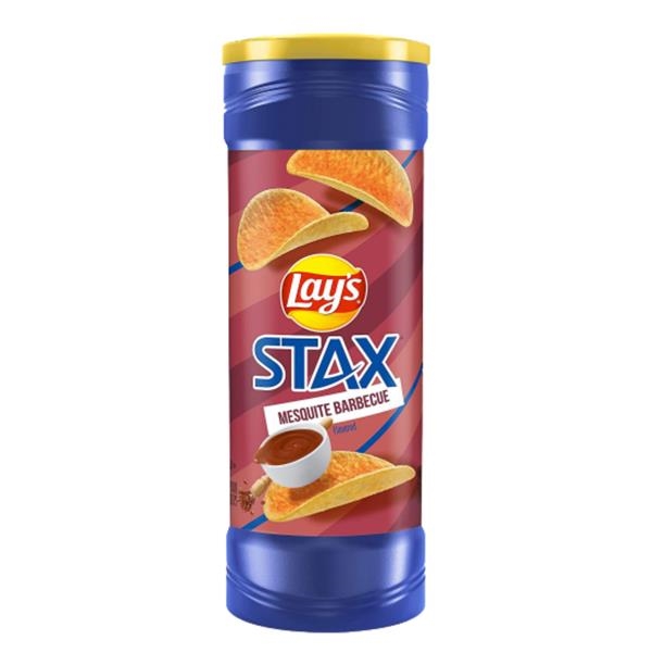 Chips Lay's stax mesquite BBQ 155 gr x 11 pc