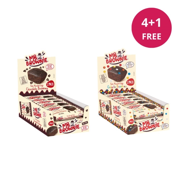 Colis Mr Brownie 50 gr 4 + 1 GRATIS