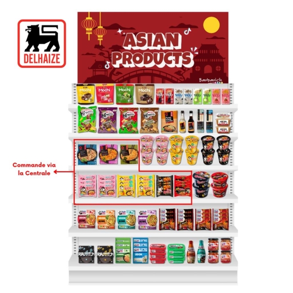 Plano 1M Asian Products - Delhaize