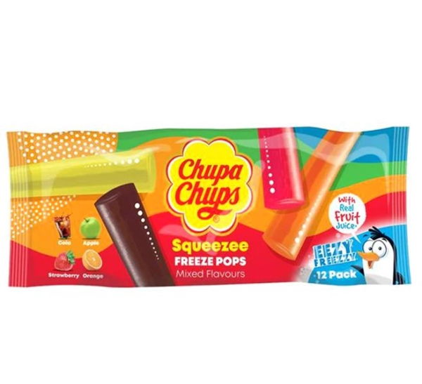 Chupa Chups Squeeze freez pop 12x45 ml x 15 pc