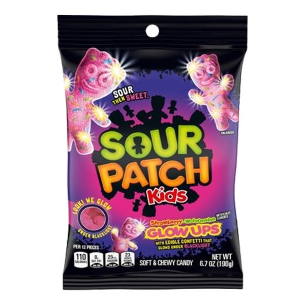 Sour Patch Kids Glow Ups 87 gr x 12 st
