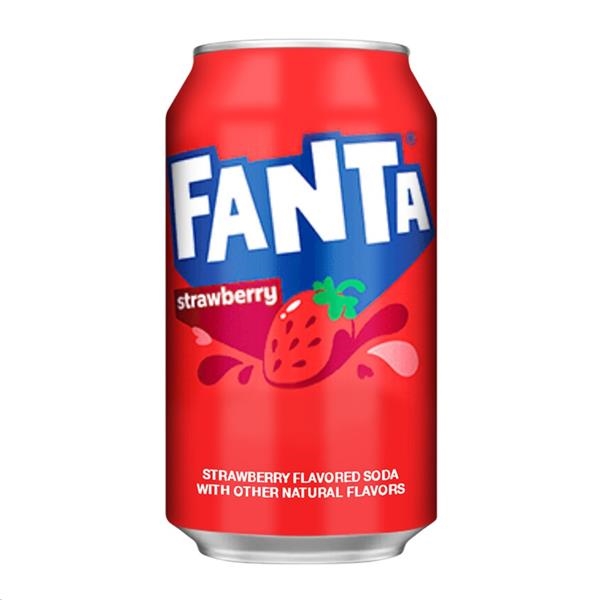 Fanta strawberry 355 ml x 12 st