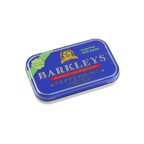 Barkleys Chewing Gum Peppermint Sugarfree 30 gr x 9 pc