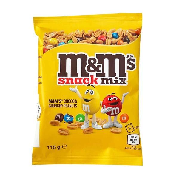 M&M's snack mix 115 gr x 6 st