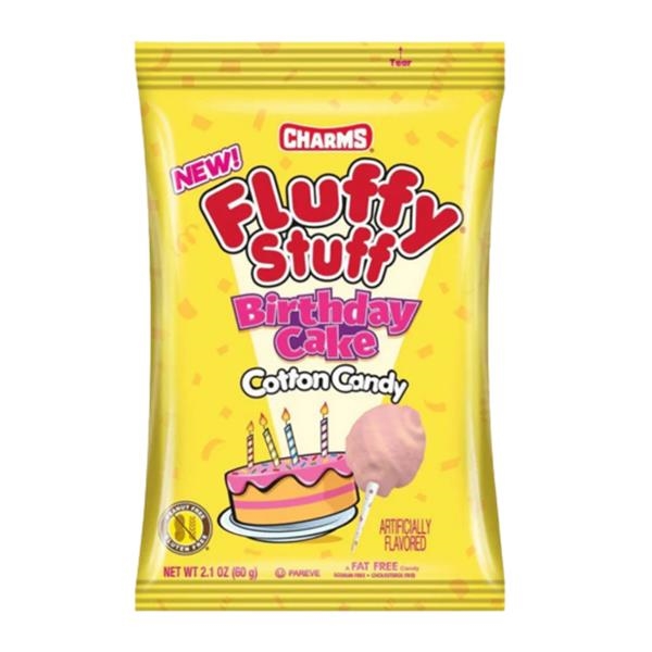 Charms Fluffy Stuff birthday 60 cake gr x 24 pc