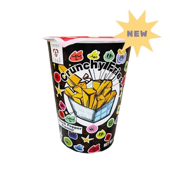 Tokimeki Crunchy Potato Fries Black Pepper 50 gr x 20 pc  (BBD 28/08/2024)