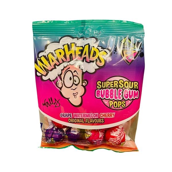 Warheads sucettes sachets 105 gr x 22 pc