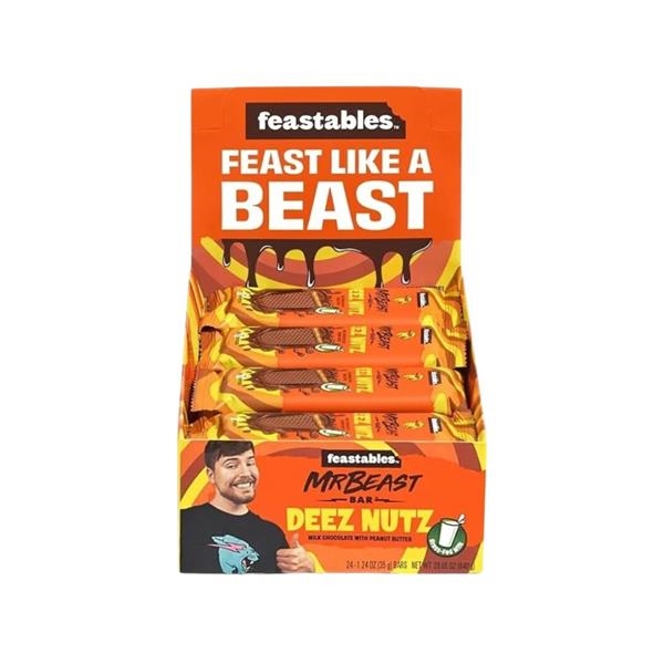 Mr Beast Feastables deez nuts 35 gr x 24 pc