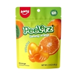 Amos Peelerz Gummy Candy - Orange 65 gr x 24 pc