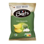 Brets chips met pesto mozzarella smaak 125 gr x 10 st