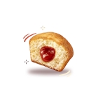 Mrs Muffin Aardbeienjam 200 gr x 12 pc