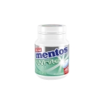 MENTOS GUM WHITE GREEN MINT BOTTLE x 6 pc