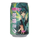 Kawaji Hatsune Miku Apple Flavour Soda 330 ml x 12 pc