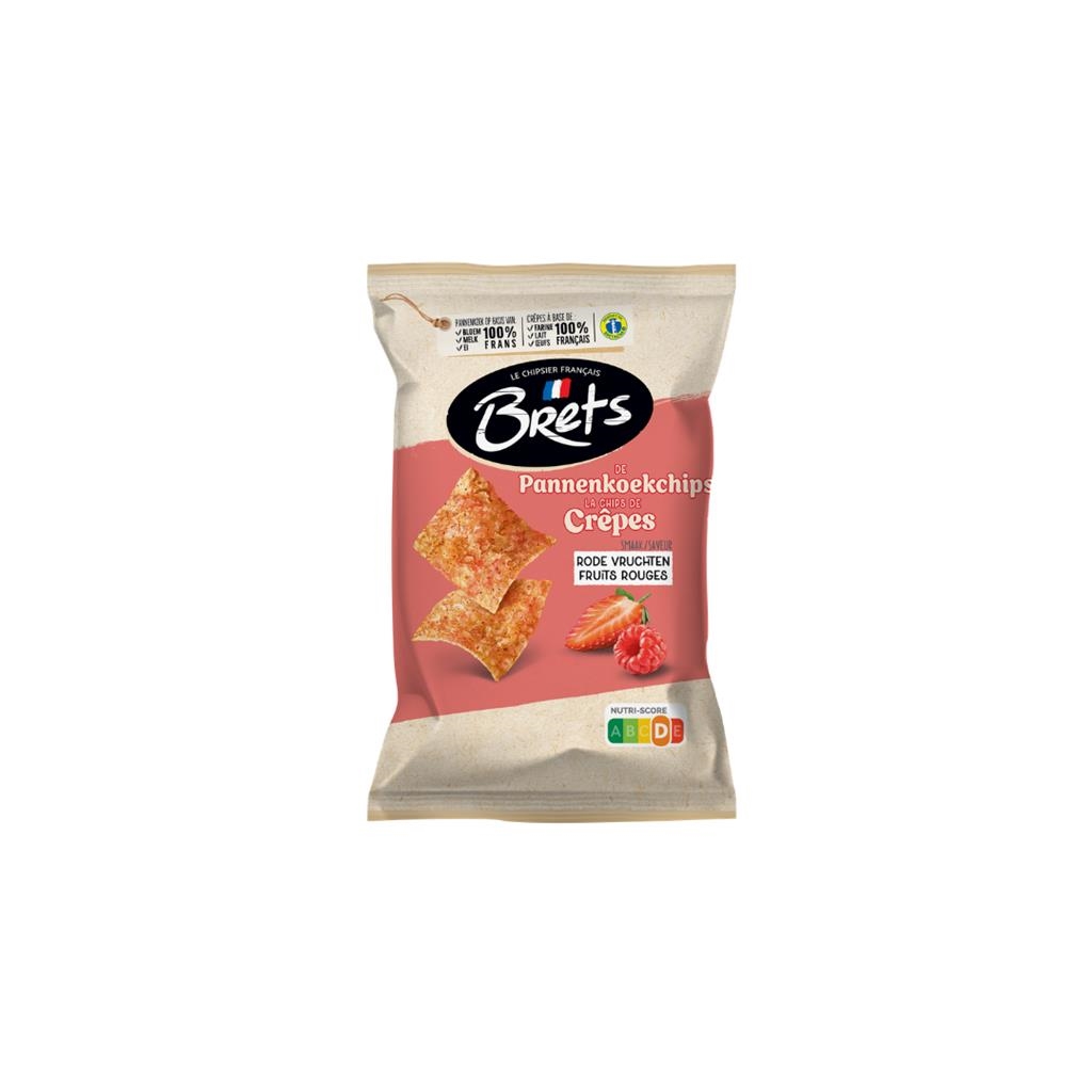 Brets Pannenkoekenchips Rode Vruchten 50 gr x 14 st