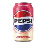 Pepsi Strawberry cream soda zero 330 ml x 24 st
