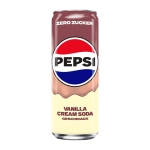 Pepsi Zero Vanilla Cream 330 ml x 24 pc