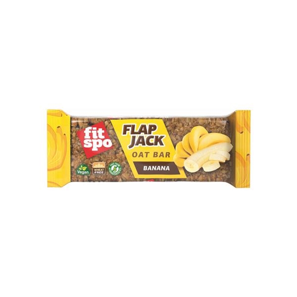 FitSpo Flapjack Banana Energy bar 80 gr x 12 st