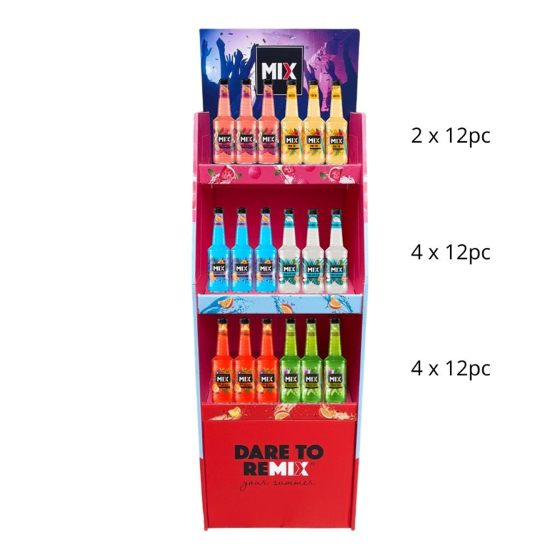 Display Mix Vodka vide