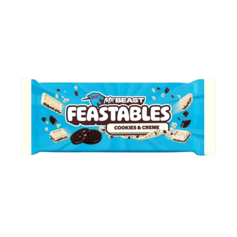 Mr Beast Feastables Cookie & Creme 60 gr x 10 st