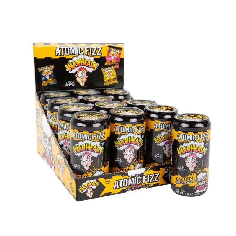 Warheads Atomic Fizz Hard Candy 42 gr x 12 pc