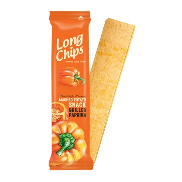 Long Chips Grilled Paprika 75 gr x 20 st