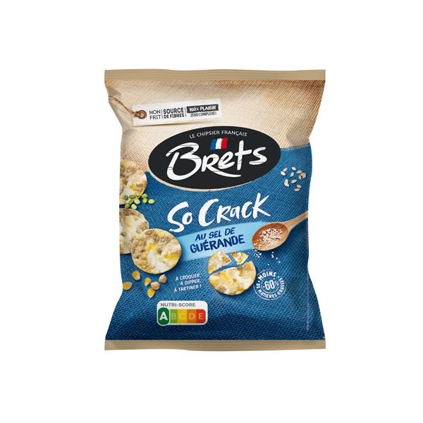 So Crack Brets Natuur met Guerande zout 70 gr x 14 st