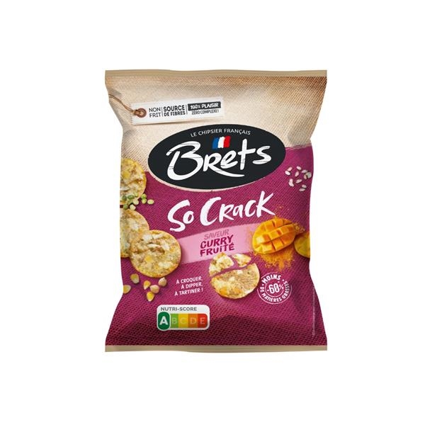 So Crack Brets Fruitige Curry 70 gr x 14 st
