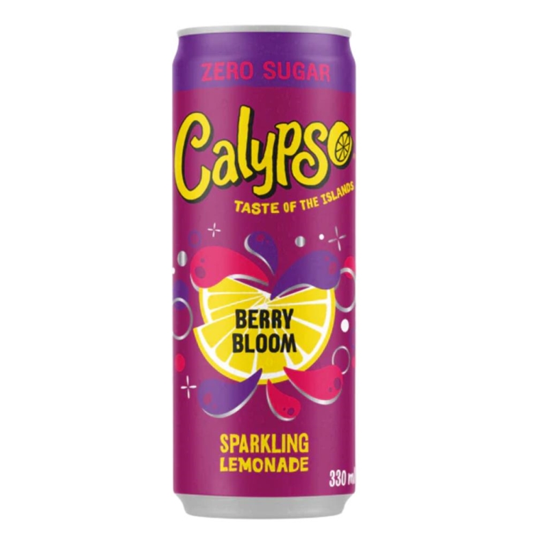 Calypso Berry Bloom Zero Sugar 330 ml x 12 pc