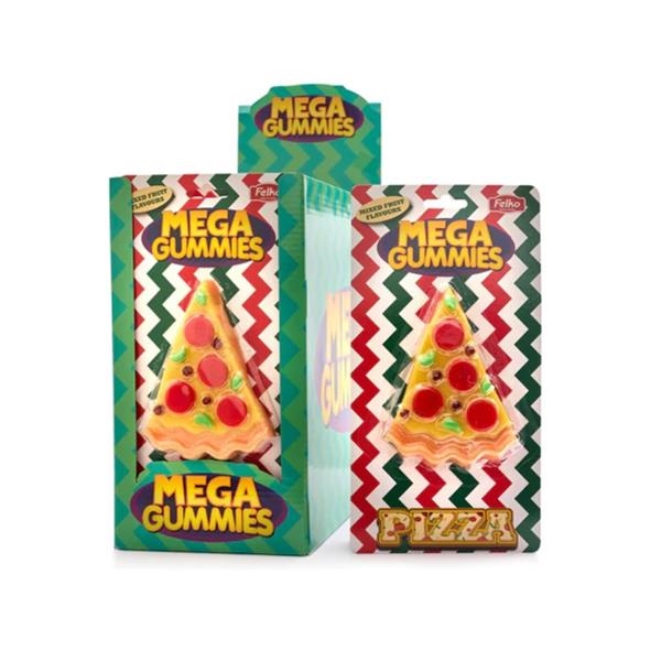 Mega Gummies Pizzasnede 120 gr x 12 st
