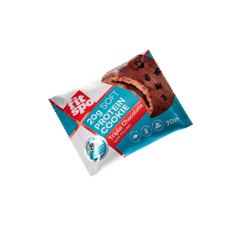 FitSpo Cookie Protein Triple Chocolate 70 gr x 10 pc