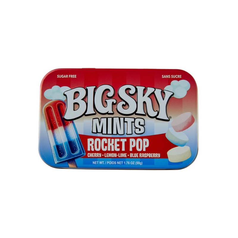 Big Sky Mints Rocket Pop 50 gr x 6 pc